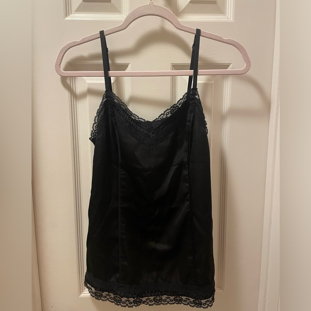 White house black market vintage black tank size s